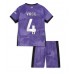 Liverpool Virgil van Dijk #4 Babykleding Derde Shirt Kinderen 2023-24 Korte Mouwen (+ korte broeken)